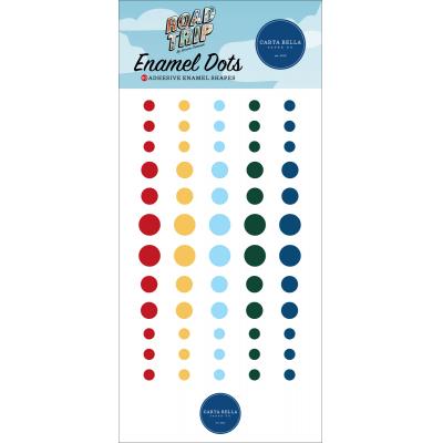 Carta Bella Road Trip Sticker - Enamel Dots